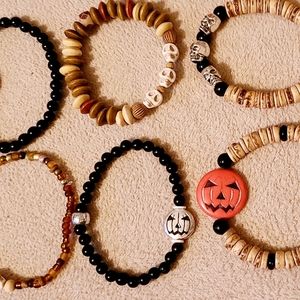 Handmade Halloween bracelets